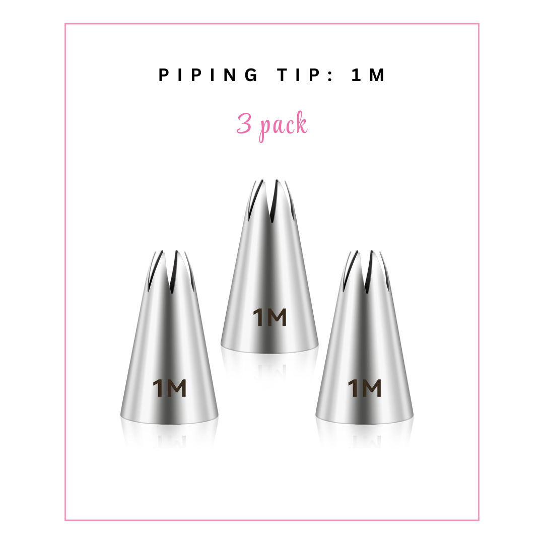 Piping Tips: 1M (3 Pack)