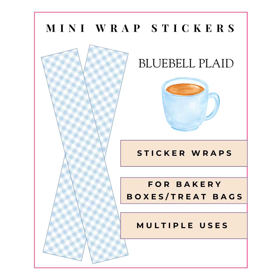 MINI Wrap Stickers: Bluebell Plaid