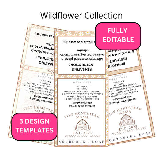 Sourdough Bread Template: Wildflower (Free for Members)