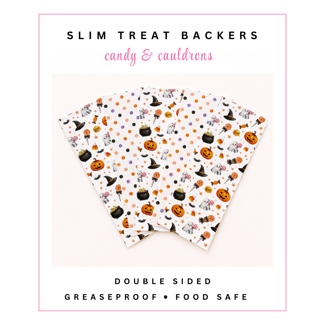 Slim Treat Backers - Candy & Cauldrons