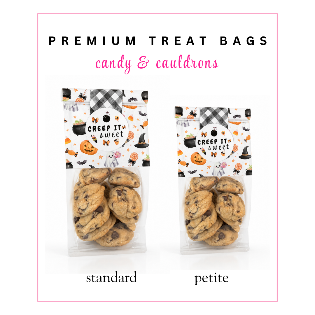 Premium Treat Bags: Candy & Cauldrons