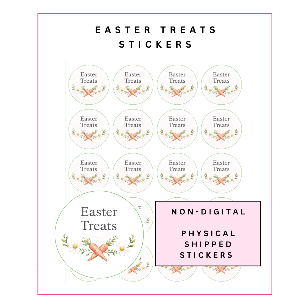 Physical Stickers: Easter Treats