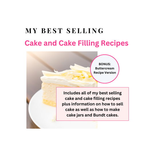 Cake and Cake Fillings Plus BONUS Buttercream Recipes (Free for Members)