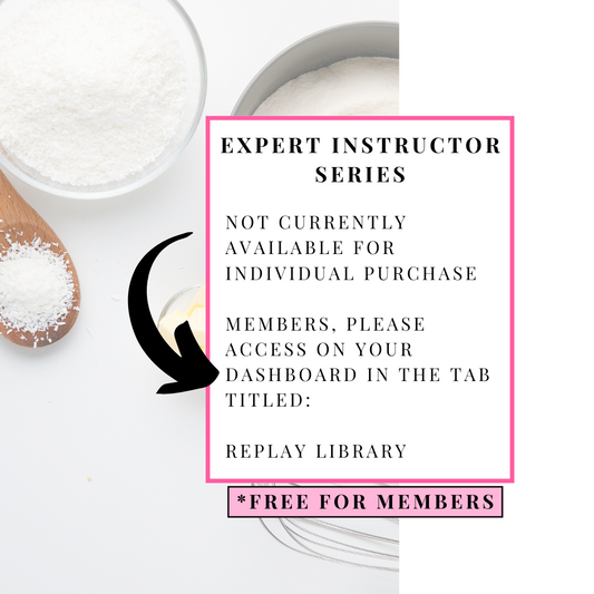 Expert Instructor Series (Free for Members)
