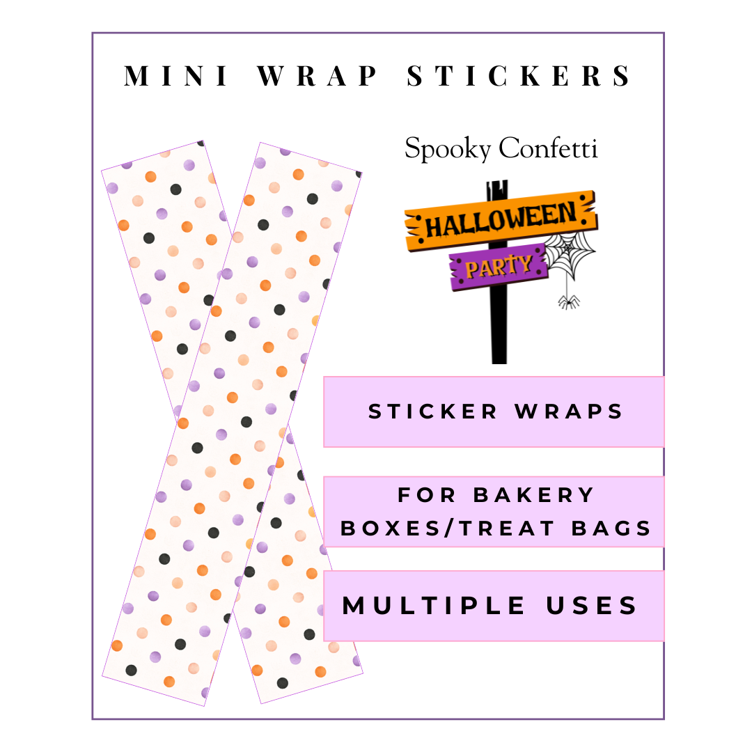 MINI Wrap Stickers: Spooky Confetti