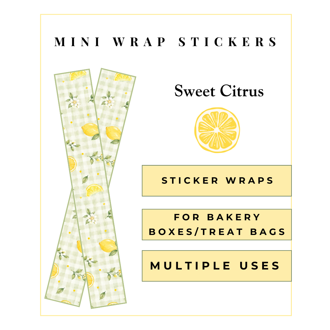 MINI Wrap Stickers: Sweet Citrus