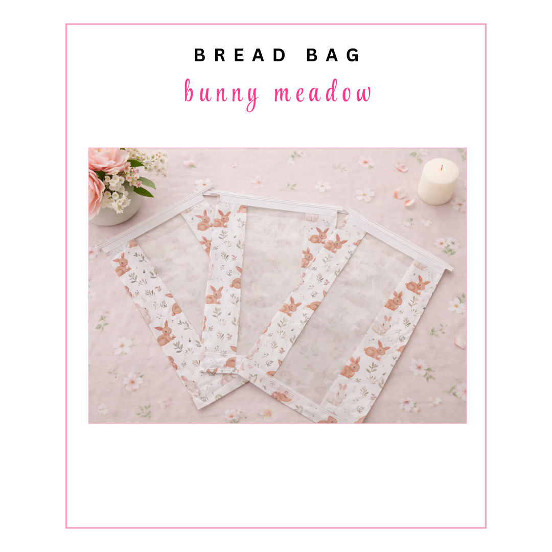BREAD BAGS: Bunny Meadow