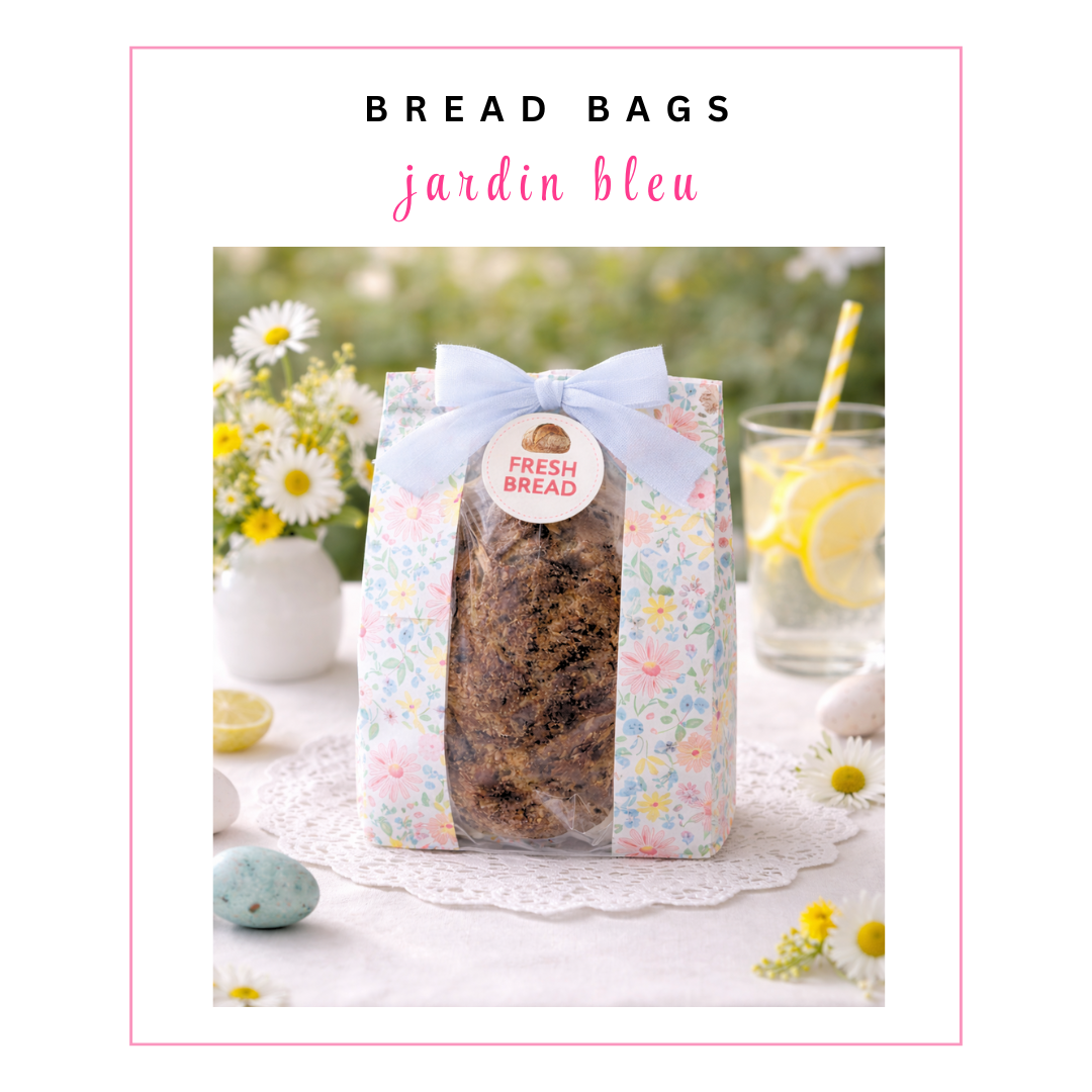 BREAD BAGS: Jardin Blue