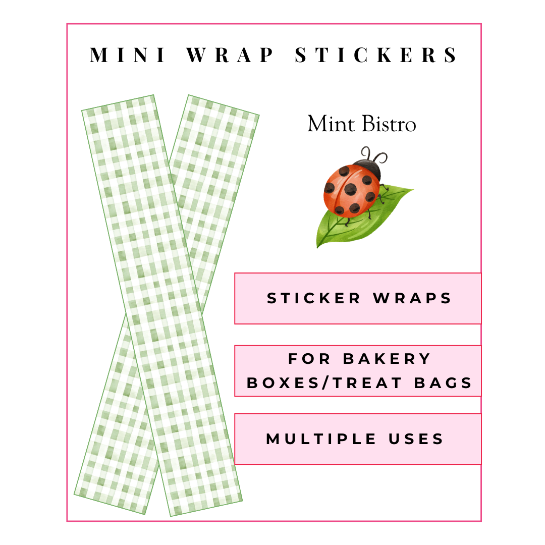MINI Wrap Stickers: Mint Bistro