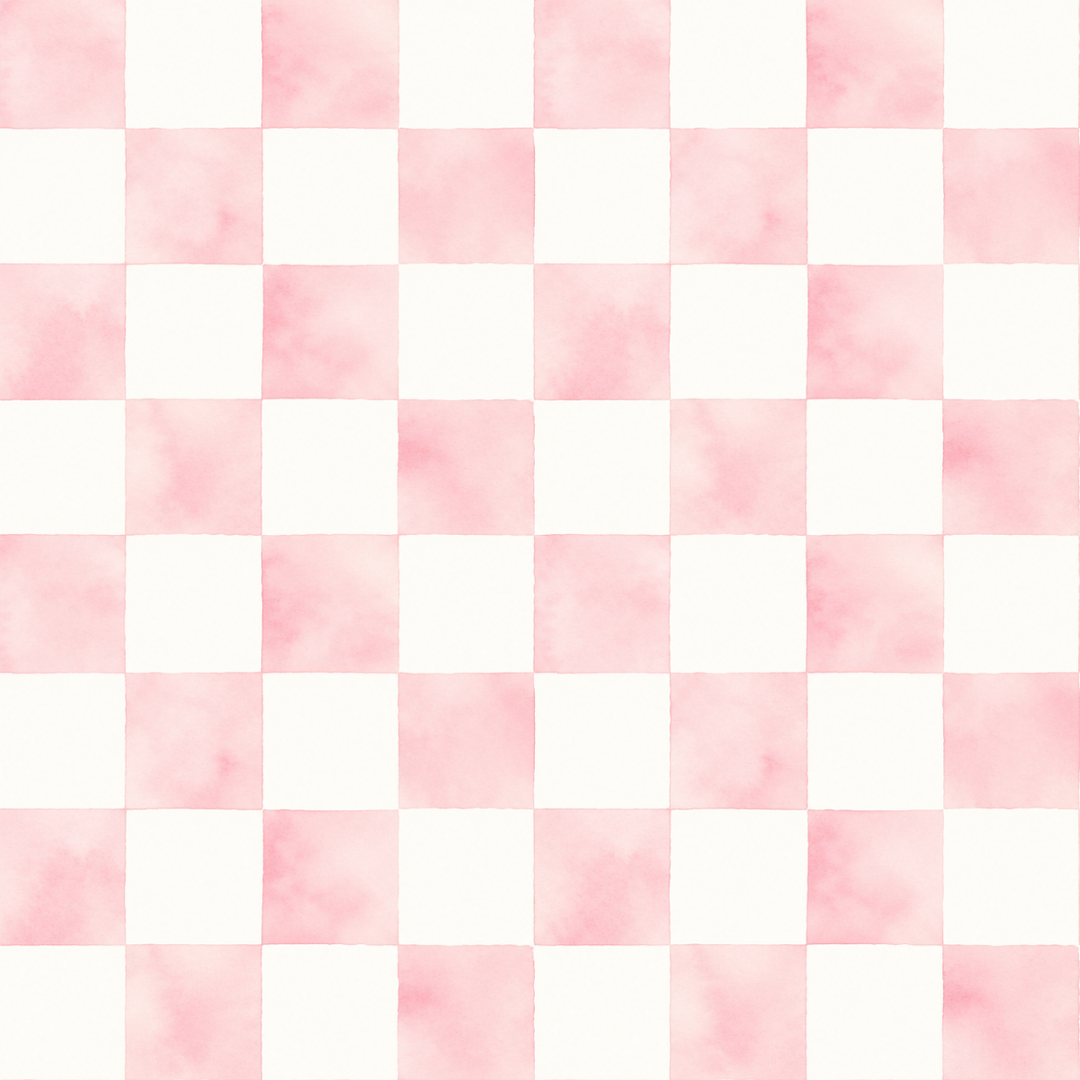 Pre-Sale: Pink Check Greaseproof Paper