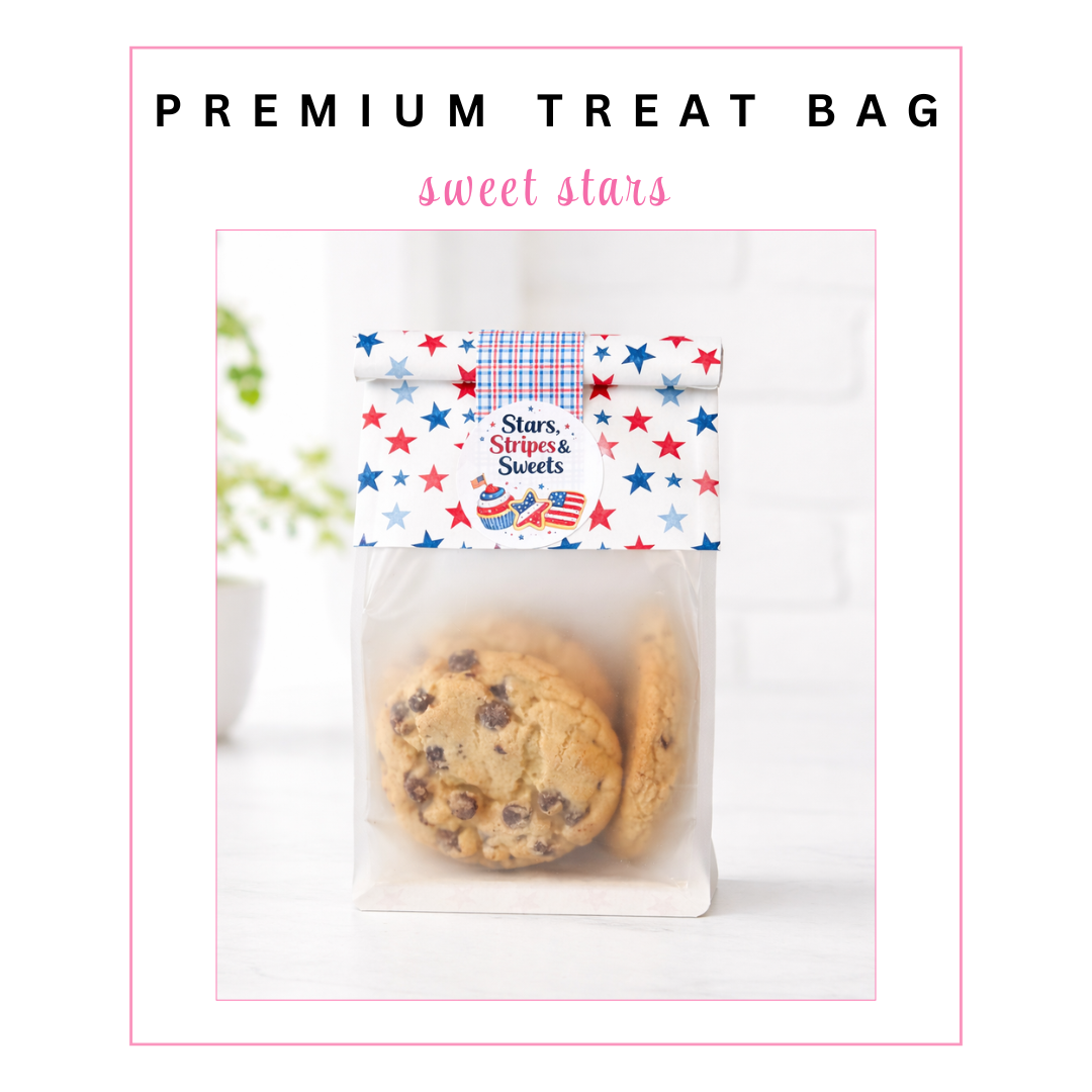 Premium Treat Bags: Sweet Stars