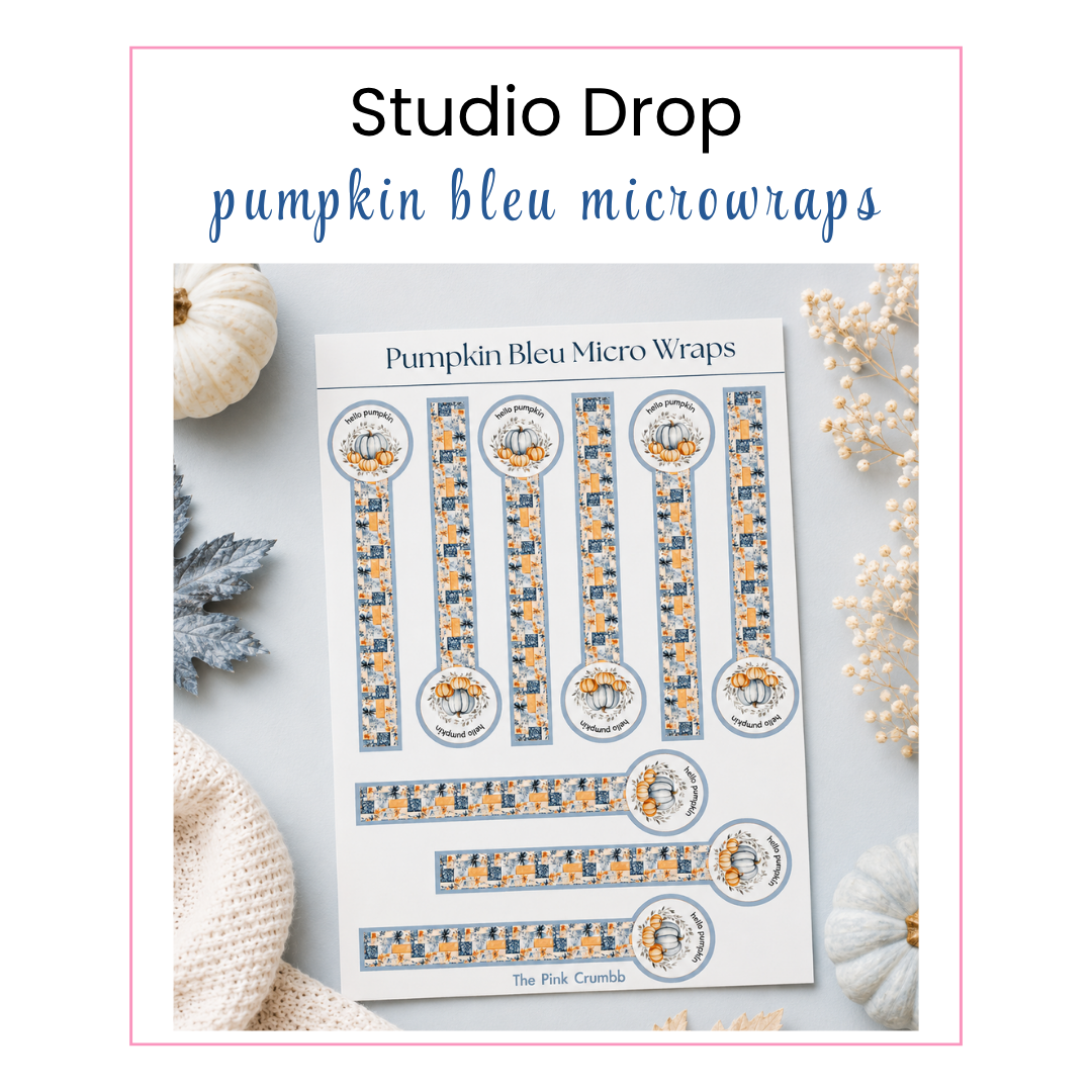 Studio Drop: Pumpkin Bleu Micro-Wraps