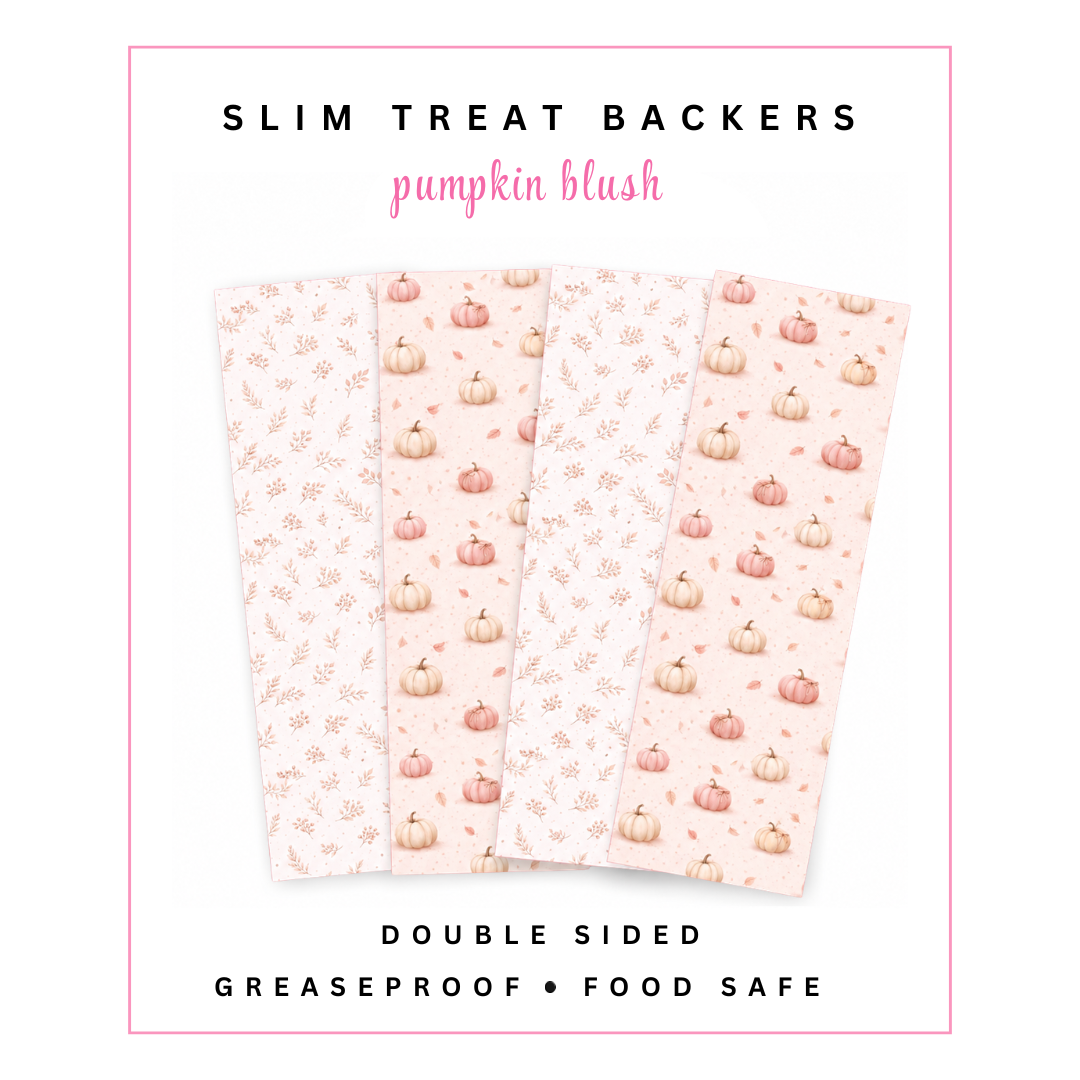 Slim Treat Backers - Pumpkin Blush