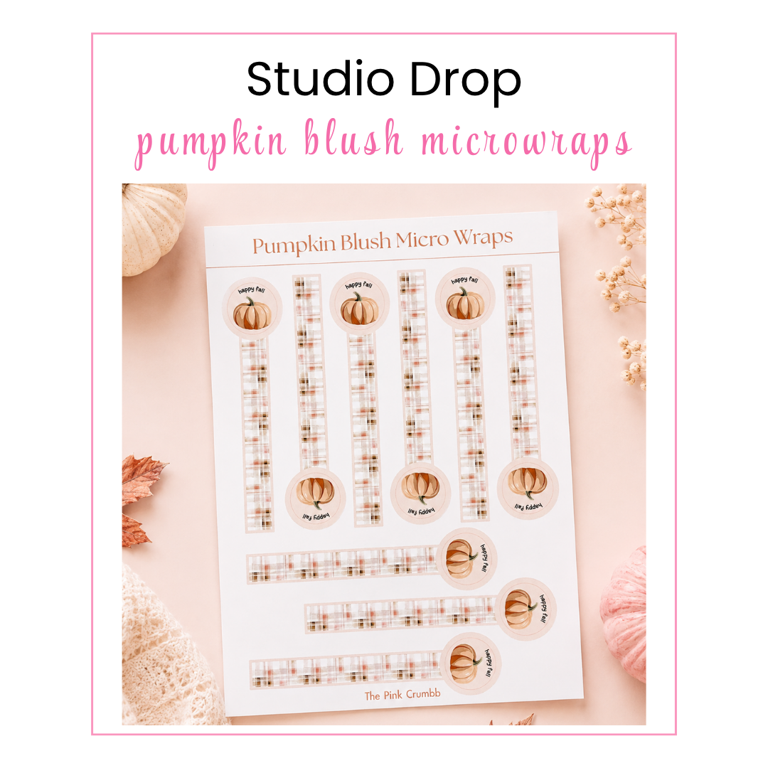 Studio Drop: Pumpkin Blush Micro-wraps
