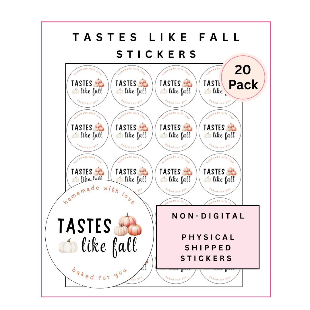 Physical Stickers: Tastes Like Fall