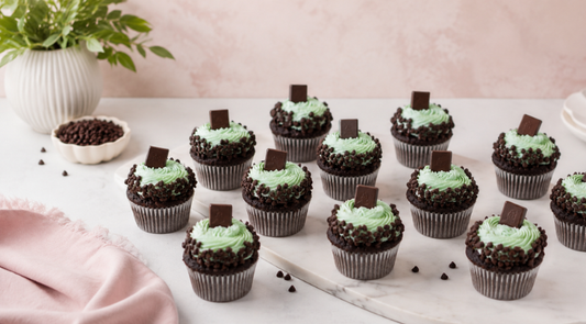 Mint Chocolate Chip Cupcakes