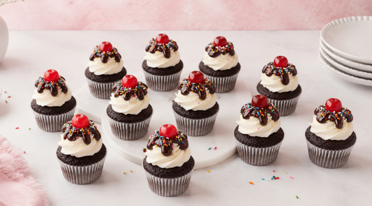 hot fudge sundae cupcakes