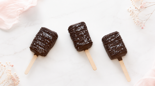 salted caramel fudge pop