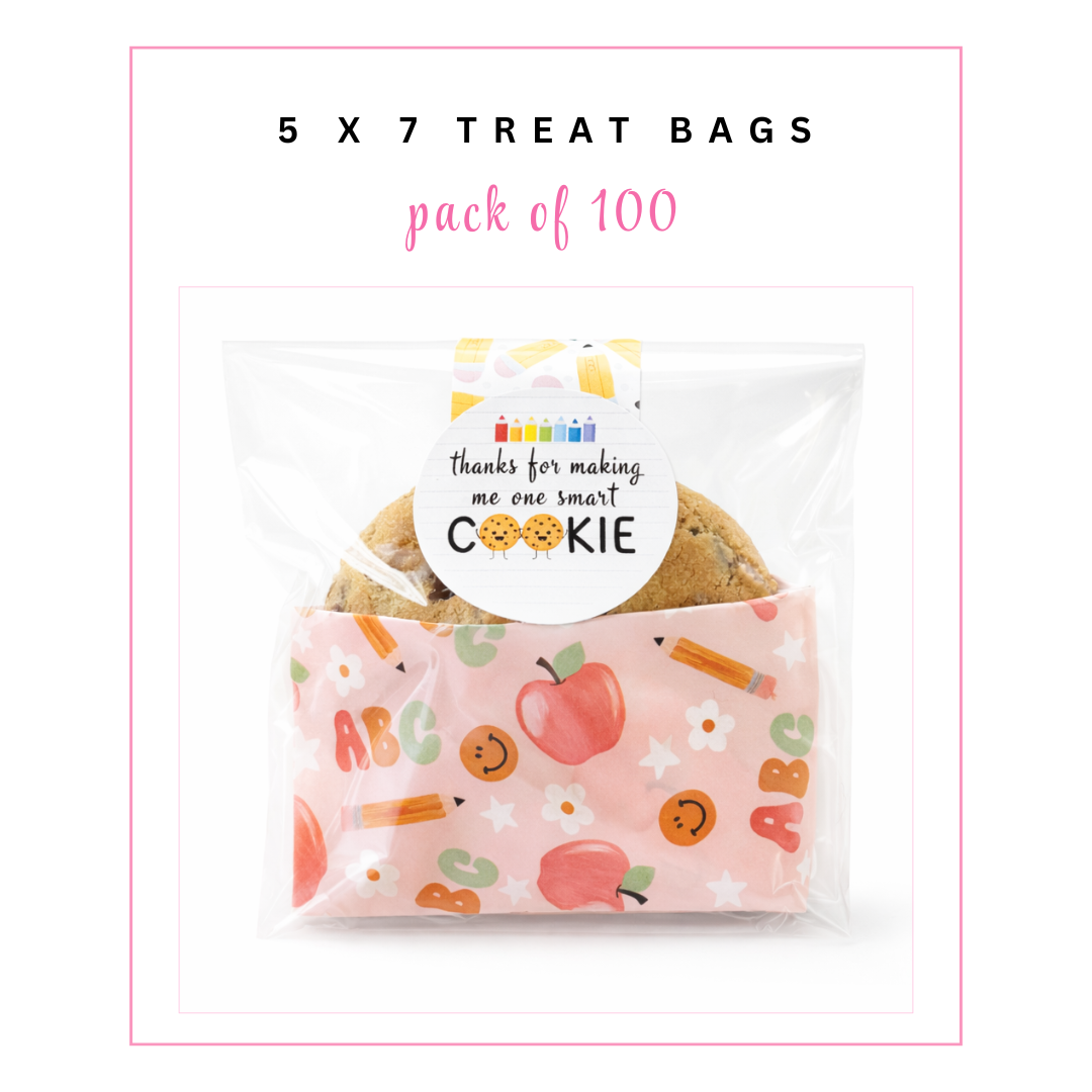 5 X 7 Treat Bags: No Seal