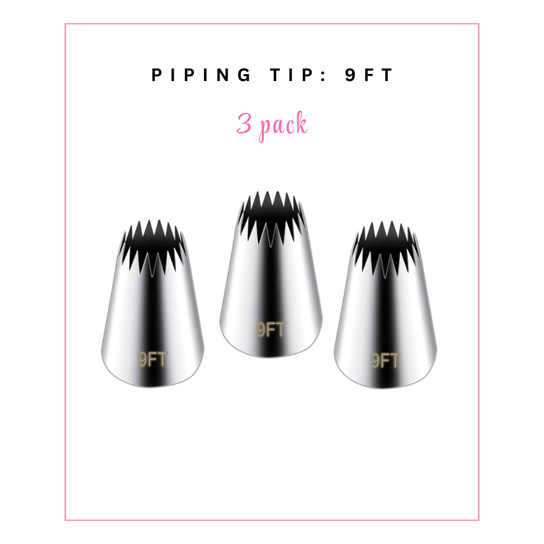 Piping Tips: 9FT (3 Pack)