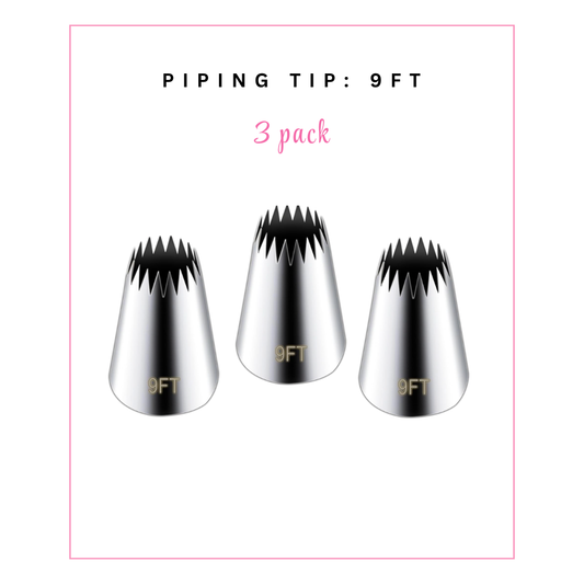 Piping Tips: 9FT (3 Pack)