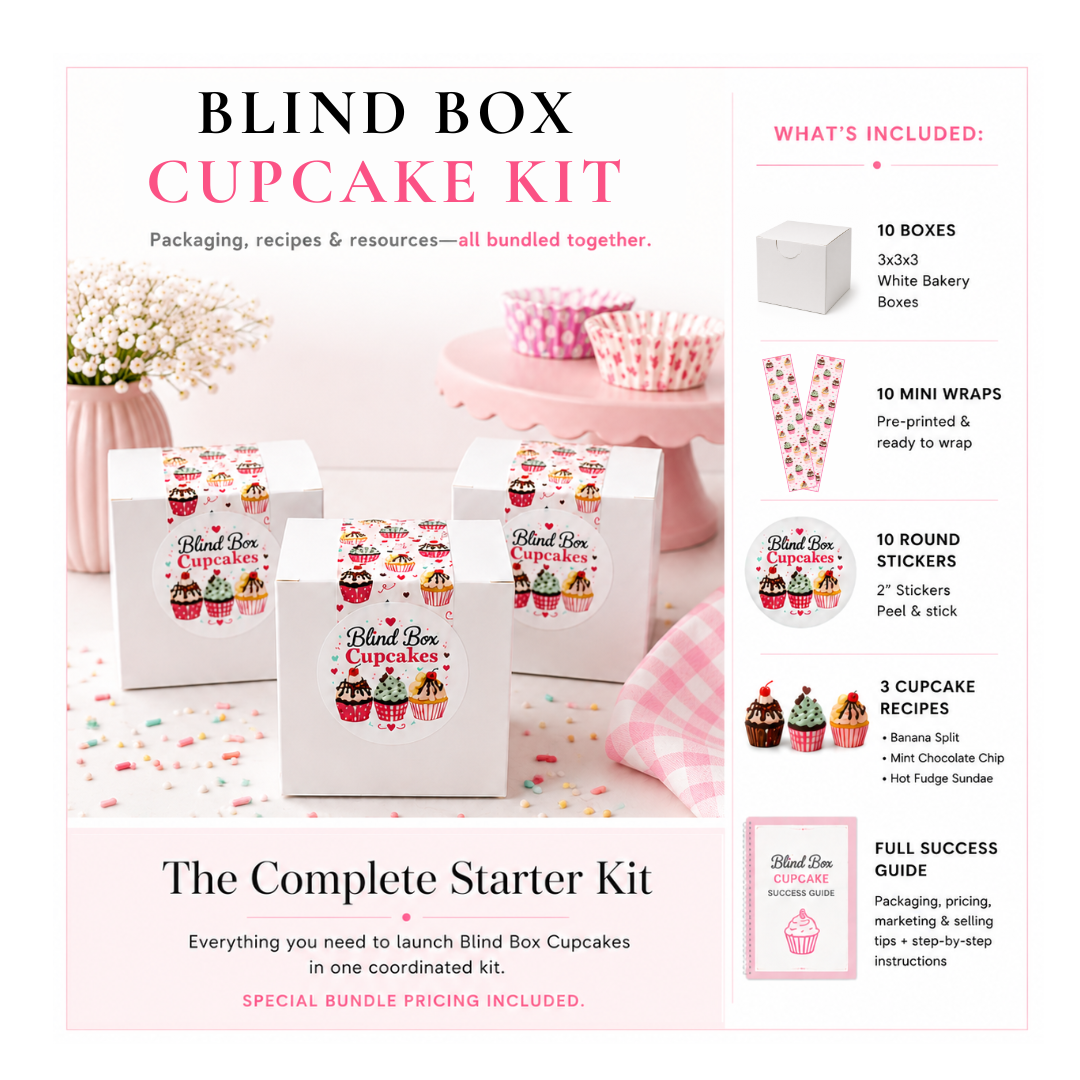 Blind Box Cupcakes: Full Kit