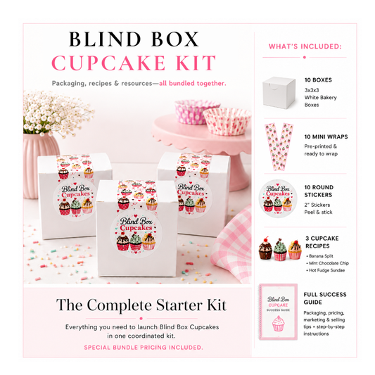 Blind Box Cupcakes: Full Kit