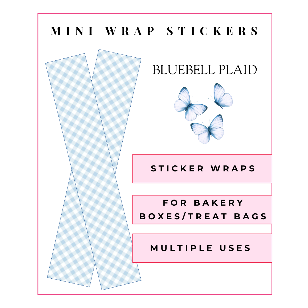 MINI Wrap Stickers: Bluebell Plaid