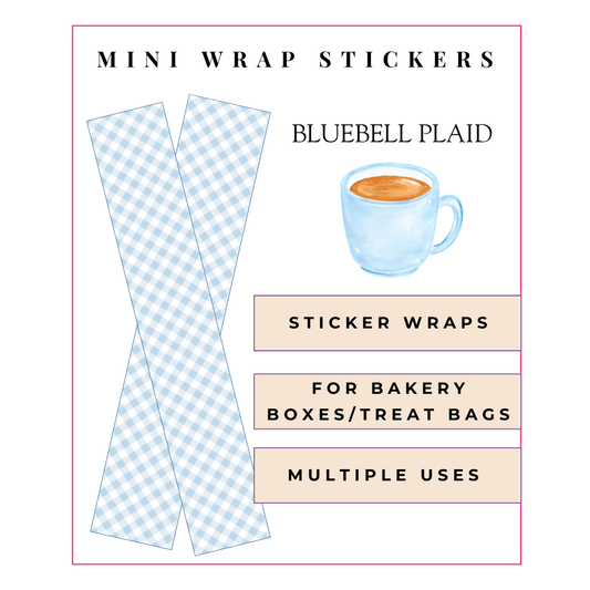 MINI Wrap Stickers: Bluebell Plaid