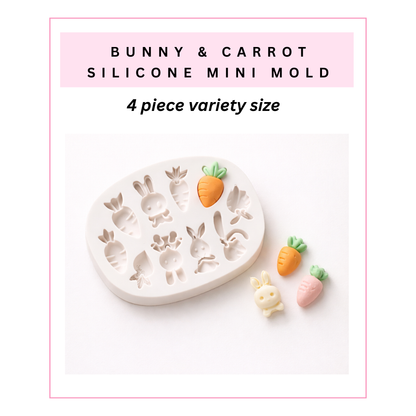 Mini Mold: Easter Bunny & Carrots