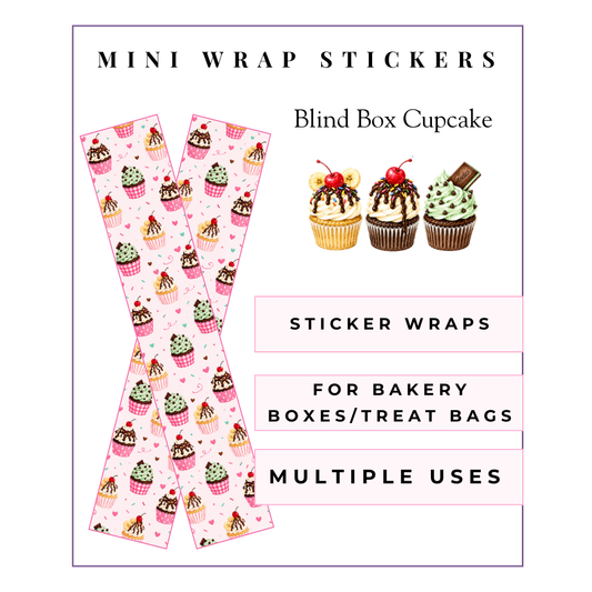 MINI Wrap Sticker: Blind Box Cupcake