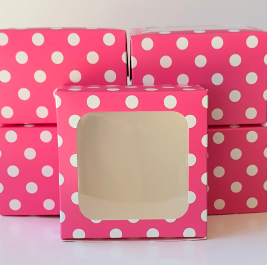 Hot Pink Polka Bento Box