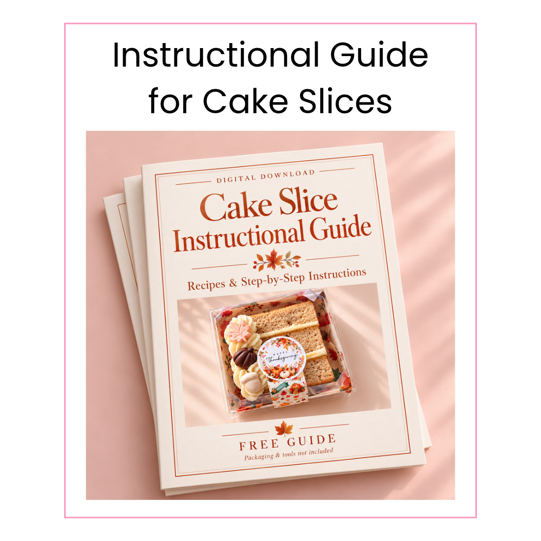 Thanksgiving Cake Slice Kit Bundle Plus Instructional Guide