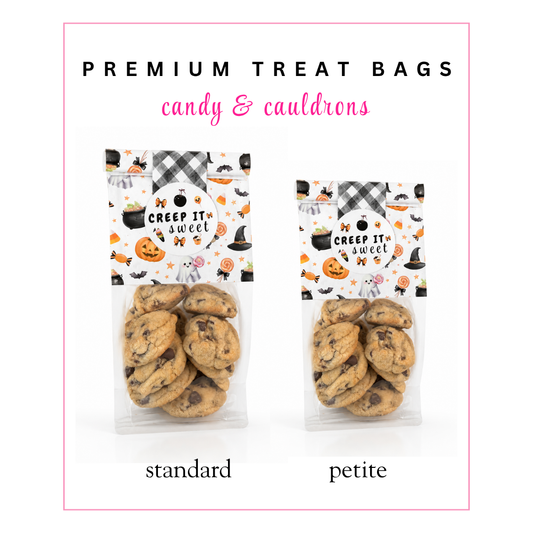 Premium Treat Bags: Candy & Cauldrons