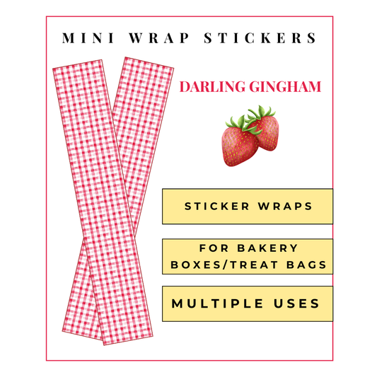 MINI Wrap Stickers: Darling Gingham
