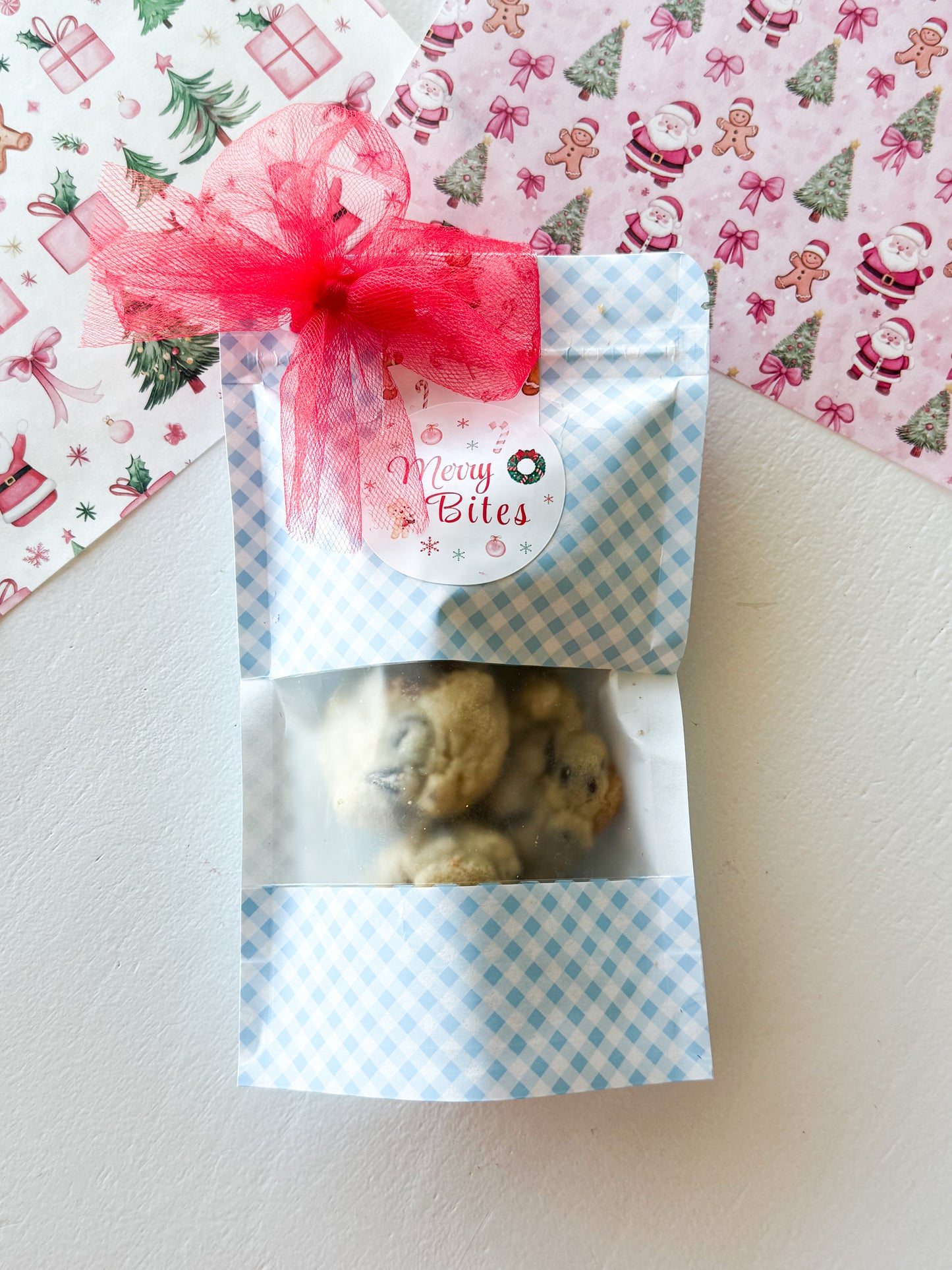 Dry Food Pouches: BLUEBELL PLAID