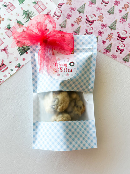 Dry Food Pouches: BLUEBELL PLAID