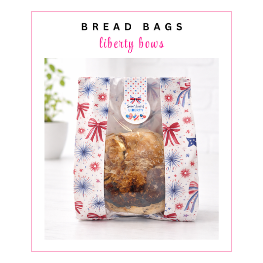BREAD BAGS: LIBERTY BOWS