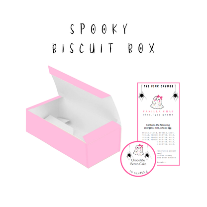 Pink Biscuit Box