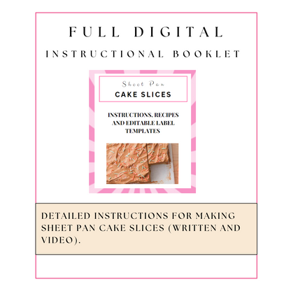 BUNDLE: Sheet Pan Cake Slices with Instructional Kit