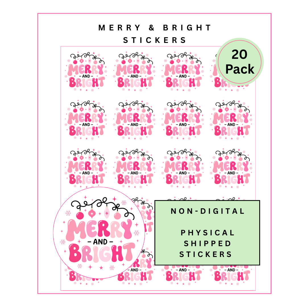 Pre-Sale: Merry and Bright Stickers