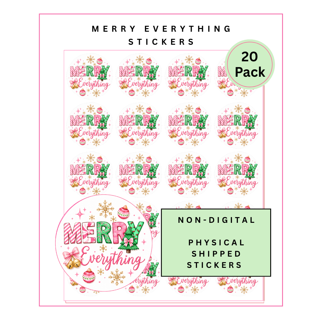 Pre-Sale: Merry Everything Stickers