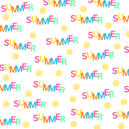Summer Fun Word Print