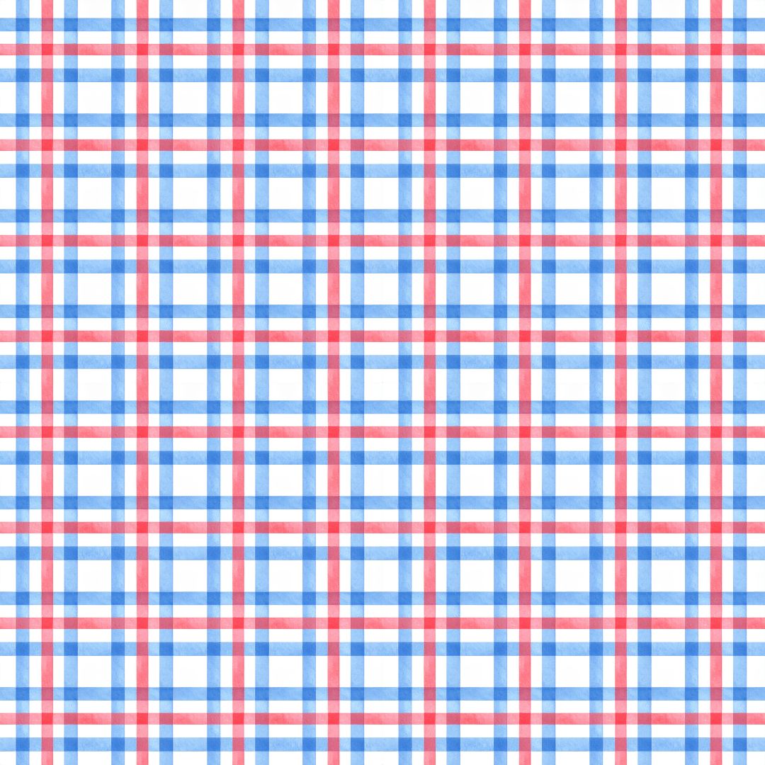 Patriotic Plaid Greaseproof Paper