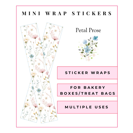 MINI Wrap Stickers: Petal Prose