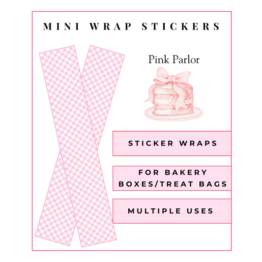 MINI Wrap Stickers: Pink Parlor