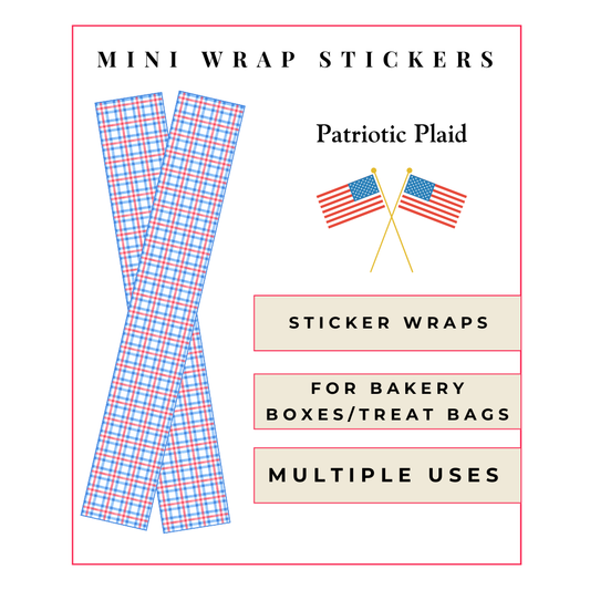 MINI Wrap Stickers: Patriotic Plaid