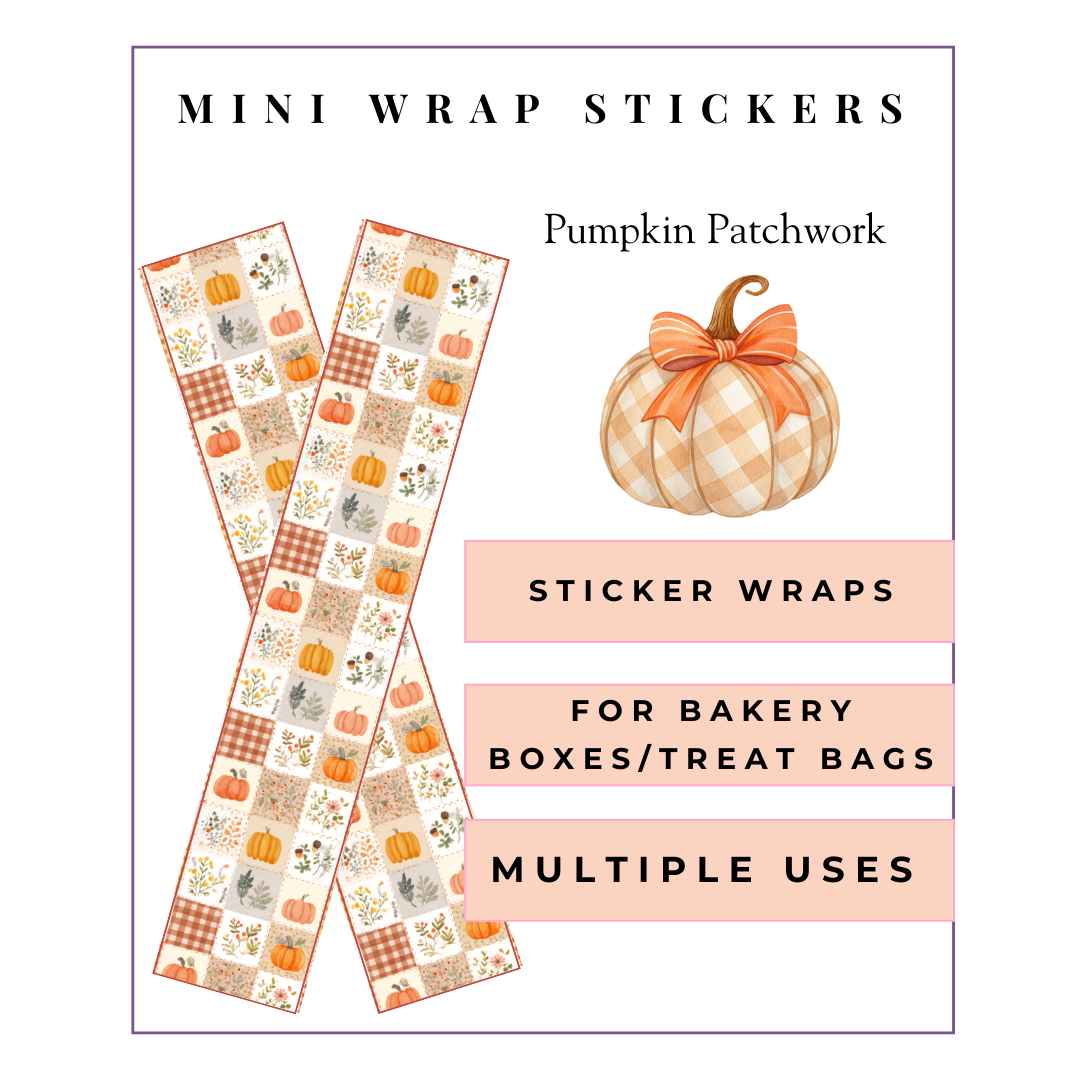 MINI Wrap Stickers: Pumpkin Patchwork
