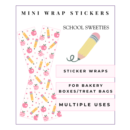 MINI Wrap Stickers: School Sweeties