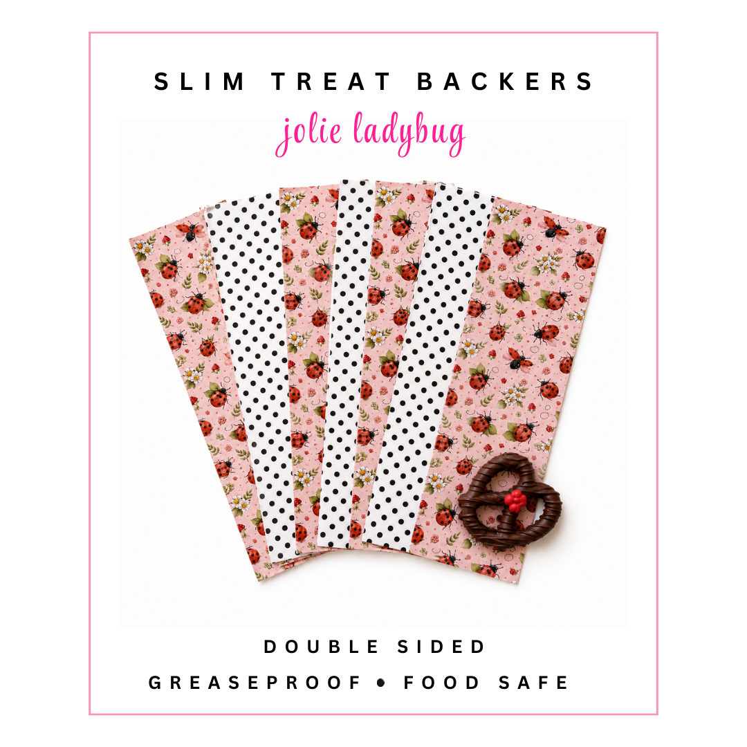 Slim Treat Backers - Jolie Ladybug
